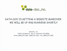 Tablet Screenshot of datadoc.biz